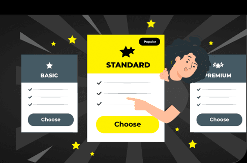 Pricing tiers illustration